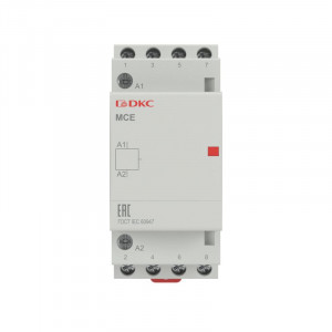 Контактор модульный YON max типа MCE, 4P, 25A, 240В, 4НО MCE-25-40-A240