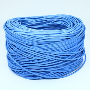 UTP4-24SR5/E L, Кабель Витая пара 8 проводов, кат. 5е, многожильный, (PCnet),  бухта 300м, синий