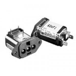 15DAFP, Модули подачи электропитания переменного тока 15A PCB MOUNT RIGHT ANGLE