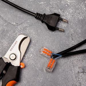 Клемма строительно-монтажная СМК 222-412 2-проводная 0.08-2.5/4кв.мм прозрачная 07-5252-1