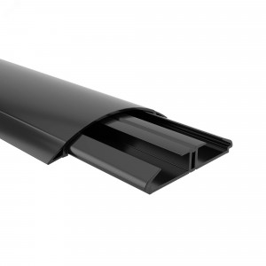 Напольный канал 75х17 мм CSP-F, черный 01333