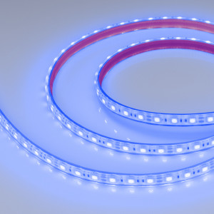 Лента герметичная RTW-PFS-B60-13mm 12V Blue (14.4 W/m, IP68, 5060, 5m) 036280, Светодиодная гибкая лента RTW-B60, герметичная IP68 (PFS-полная силиконовая экструзия). Светодиоды 5060, 60 шт/м (300 шт на 5 м), белая плата 13 мм, скотч 3M. Цвет СИНИЙ, угол 120°. Питание 12V, мощность 14.4 Вт/м (72 Вт на 5 м). Размеры 5000x13x5.5 мм. М