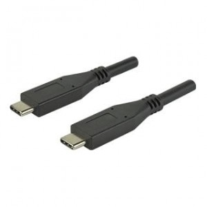 CBL-UC-UC-1, Кабели USB / Кабели IEEE 1394 Cable, 1000 mm, USB type C to USB C, 5V/1A, 5 Gbps, 28 AWG, PVC