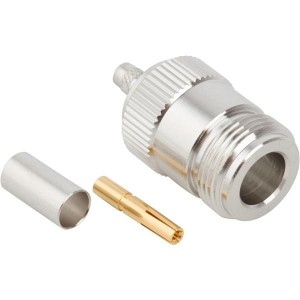 172147, РЧ соединители / Коаксиальные соединители N STRAIGHT CRIMP JACK RG-223 142