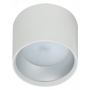 OL8 GX53 WH/SL Подсветка Накладной под лампу Gx53, алюминий, цвет белый+серебро (40/800) Б0048537