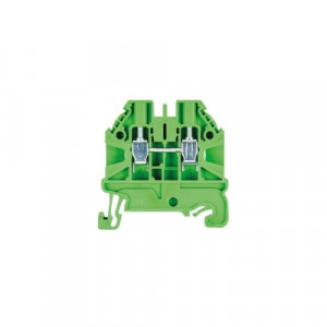 Проходная клемма WT 2,5 GN, Проходная клемма, тип фиксации провода: винтовой, номинальное сечение: 2,5 мм кв., 24A, 1000V, ширина: 5 мм, цвет: зеленый, тип монтажа: DIN35