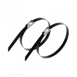 Хомут стальной с полимерным покрытием 400х4.6 (уп.50шт) 07-0428-5