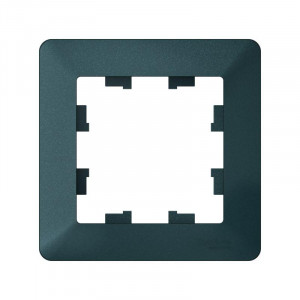 ATLASDESIGN AIR 1-постовая РАМКА, ИЗУМРУД/дымчатый черный ATN220801