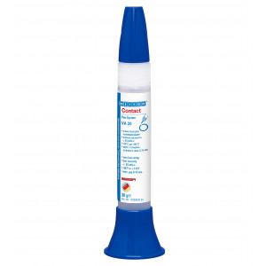 wcn12000030, 10016618 WEICON Contact VA 20 Цианоакрилатный клей (30 г) Основа - этилат. Низкая вязкость < 20 mPa·s. Быстры