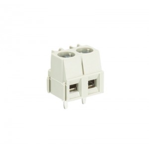 Клемма Wiecon 8192 / 2 ZN, Клемма вертикальный подвод кабеля, на плату, шаг: 5.0 мм, 2 полюса, фиксация провода винтовая, исполнение: с изоляционной пластиной, с маркировкой, 300V, 10A, цвет: серый