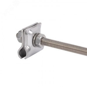 Зажим прута унив. 51510 HZ (30x30мм) с анкером, L 300мм, Ni EKF PROxima