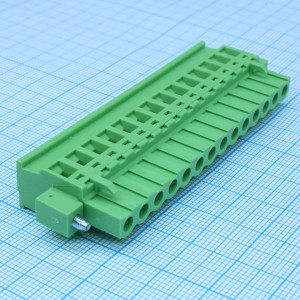 2EDGKAM-5.08-14P-14-00A(H), Разъемный клеммный блок, 14 контактов. Серия 2EDGKAM-5.08
