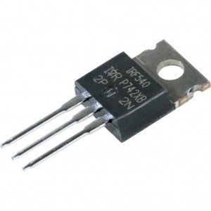 IRF540PBF, Транзистор полевой N-канальный 100В 28А 150Вт, 0.077 Ом