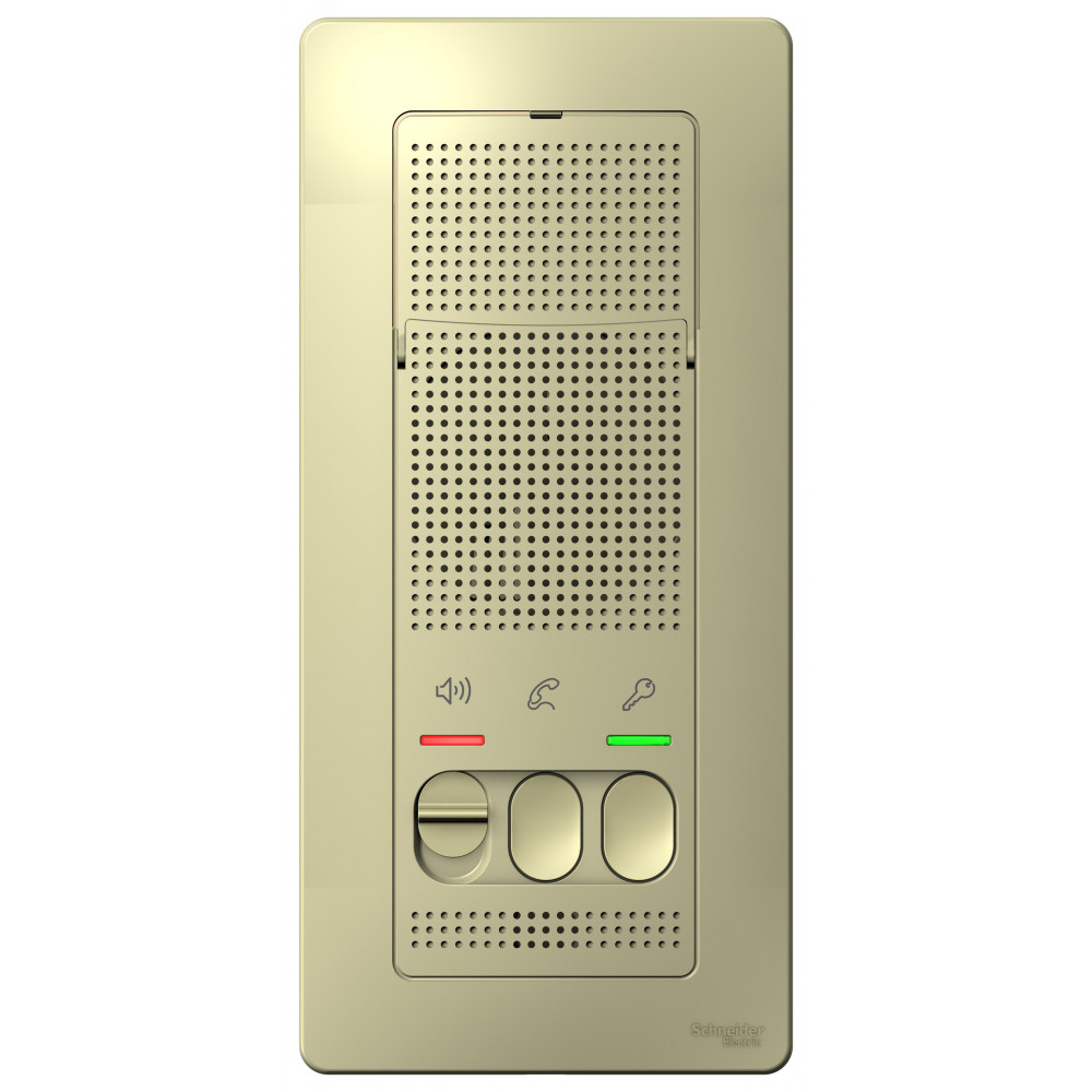 Изображение товара Домофон Blanca с настенным монтажем и индикацией, бежевый, 4,5В