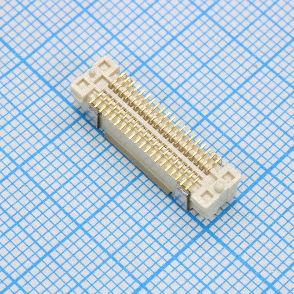 Изображение товара Соединитель плата-плата 40 контактов 0.8мм шаг для поверхностного монтажа DS1151-13-40PS8VSR