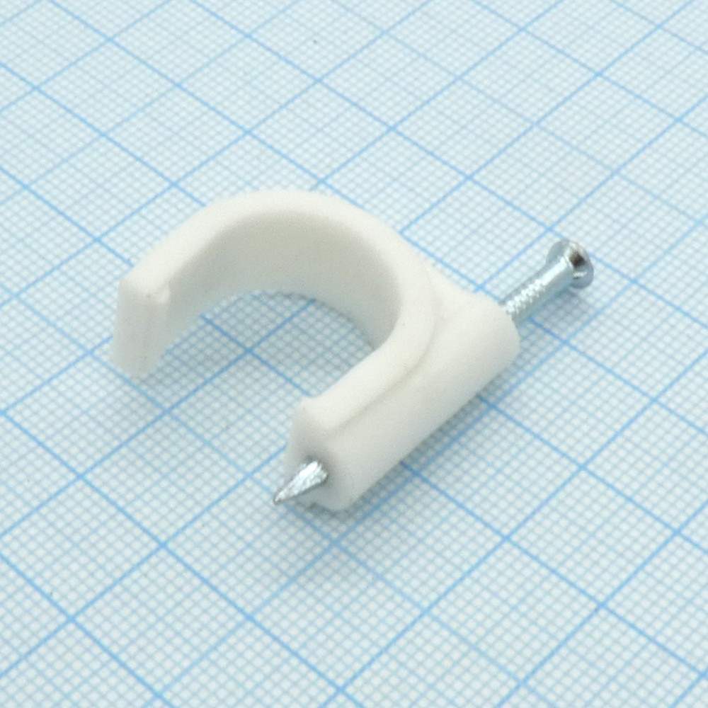 Изображение товара Скоба 20 мм для проводов - 100 штук в упаковке