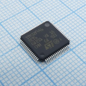 STM32F446RET6, Микроконтроллер STM 32-бит ядро ARM Cortex M4 RISC 512кБ Флэш-память 2.5В/3.3В медицинского применения 64-Pin LQFP лоток