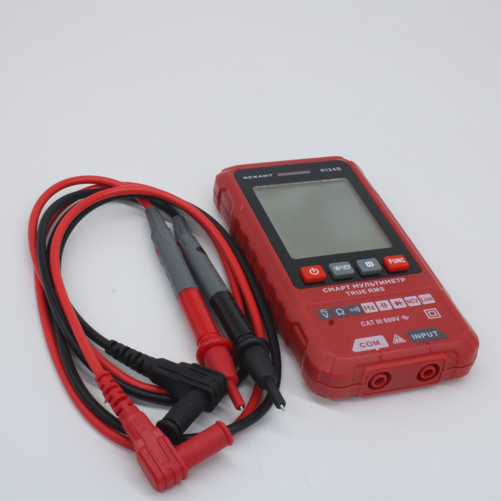 Изображение товара Цифровой мультиметр Rexant R124B для точных измерений электрооборудования