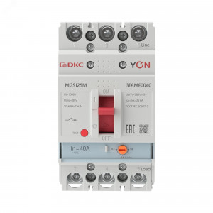 Выключатель автоматический MGS125 3P 32-40A 25kA YON MGS125M-3TAMF0040