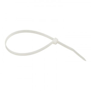 Хомут кабельный 4.8х400 нейл. бел. (уп.100шт) plc-c-4.8x400