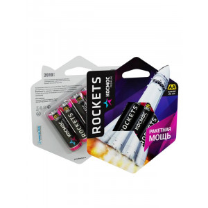 Элемент питания алкалиновый AA/LR6 Kosmos premium ROCKETS (блист.4шт) KOSLR6ROCKETS4BL