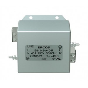 B84142A0010R000, Сетевой фильтр для 1-фазных систем 10A/250V, 0.018 Ом