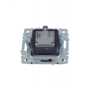 IEK BRITE BASE Графит Розетка двойная TV+SAT РТВ/РСп12-БрГ