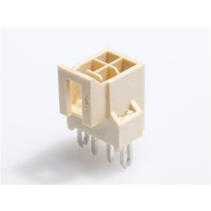 105312-2204, Проводные клеммы и зажимы NanoFit Hdr Vrt 4Ckt DR SldrClip Ntl 15Au