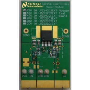 LMZ14203EXTEVAL/NOPB, Средства разработки интегральных схем (ИС) управления питанием LMZ14203EXT EVAL BOARD