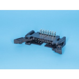 SCM-14R, Вилка на плату, угловой монтаж 14pin(2х7), шаг 2.54мм