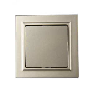 BRITE Выключ. 1-кл. 10А в сб. ВСР10-1-0-БрШ шамп. BR-V10-0-10-K37-F