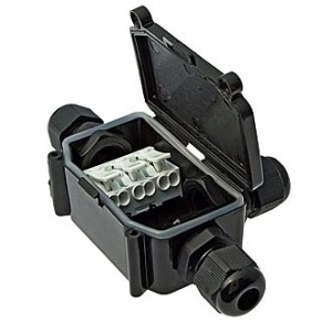 BOX-3 IP65 3PIN PC923B 10A/450V, Коробка распределительная IP65 черная