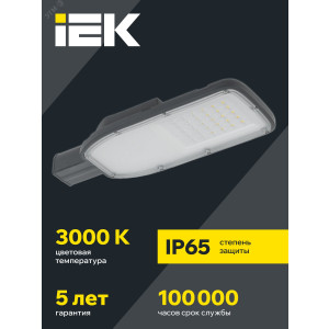 Светильник LED ДКУ 1004-50Ш 3000К IP65 серый LDKU1-1004-050-3000-K03