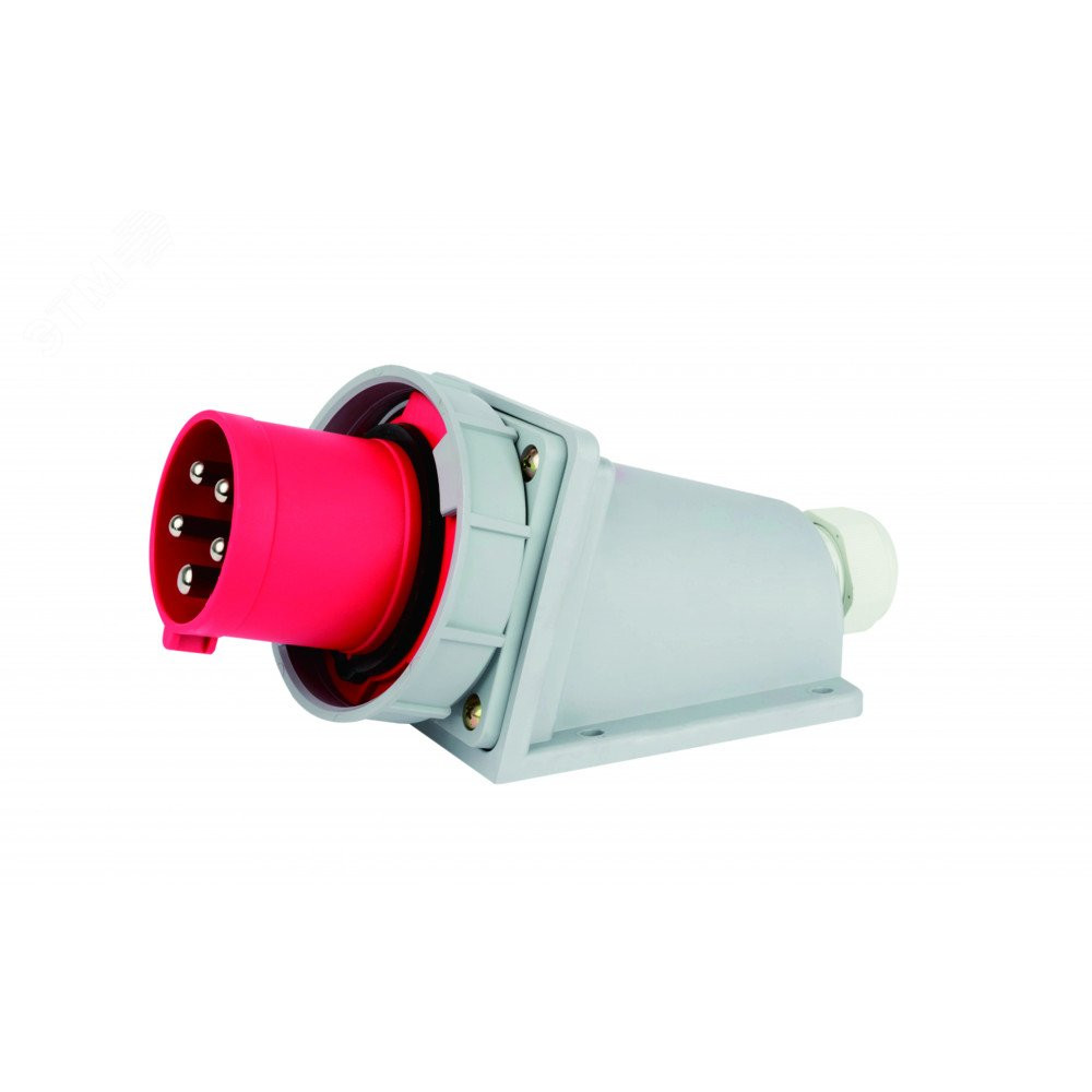 Изображение товара Вилка стационарная 3Р+РЕ+N 63А 380В IP67 DEKraft