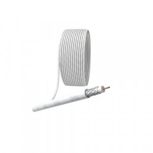 Кабель коаксиальный RG-6U CCS/оплетка Al 48проц. PVC Simple 75Ом бел. (м) Б0044596