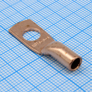 Наконечник кабельный ТМ 6-6-4, Наконечник кабельный медный кольцевой М6 под опрессовку проводов сечением до 6 мм2