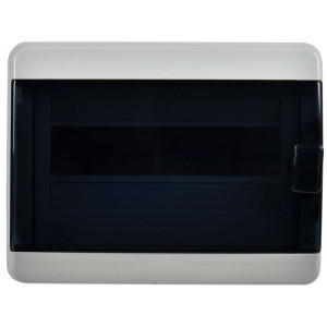 Корпус пластиковый КМПн-12 IP65 черн. прозр. дверь TEKFOR TF5-KP72-N-12-65-K03-K02