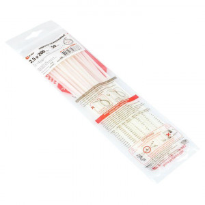 Хомут P6.6 2.5х200 FlexLock стандартный бел. (уп.100шт) PROxima plc-fl-ctsw-2.5x200