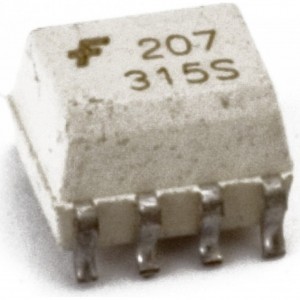 MOC207M, Оптопара транзисторная двухканальная 2.5кВ /70В 0.15A Кус=100...200% 0.25Вт -40...+100°C