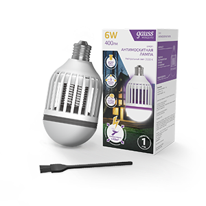 Антимоскитная лампа Mosquito, 6Вт, E27, 1/40 GMQ01