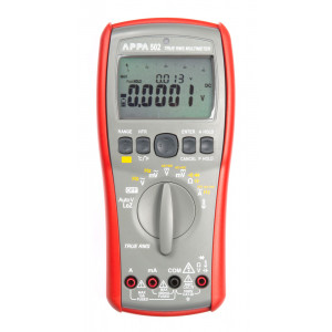 APPA 502, Мультиметр цифровой с True RMS, внутренняя память, регистрация данных, Bluetooth, температура