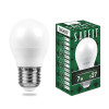 Изображение товара Лампа светодиодная LED 7вт Е27 белый матовый шар 55037