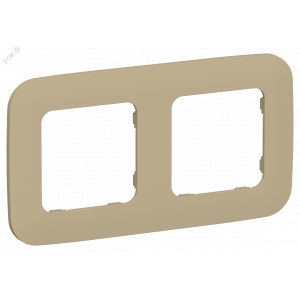 FLITE ARTISTIC Рамка 2-местная РУ-2-А-ФлХ хаки IEK FI-M22-31-20-K59