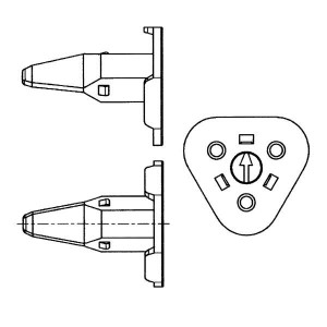 W3S-P012, Автомобильные разъемы DT Wedgelock 3 Way Plug