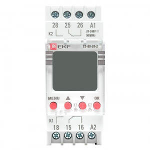 Таймер электронный двухканальный ТЭ-80 24-230В te-80-24-2
