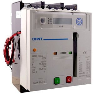 Выключатель автоматический 3п 1250А 70кА NM8N-1600Q EM с электр. расцеп. LCD МП 400 AC CHINT 263328