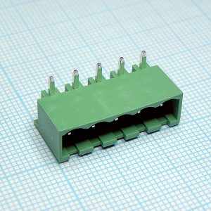2EDGRC-5.0-05P-14-00A(H), Разъемный клеммный блок на плату, 5 контактов. Серия 2EDGRC-5.0