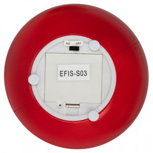 Светодиодная новогодняя фигура EFIS-S03 композиция Шар красный мультиколор 3*АА 15*15*17 см Б0060562