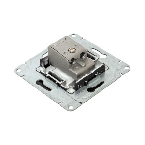 Механизм розетки TV, проходная, ч-рный Эпика EKF UP1-SOB-TV-2