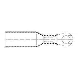 B-106-1401, Клеммы H/S-RING 22-18 RED #8